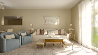 Contemporary, Classic Living Room by Havenly Interior Designer Maria