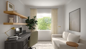Modern, Transitional Office by Havenly Interior Designer Camila