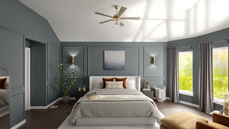 Modern, Classic, Contemporary Luxe Bedroom by Havenly Interior Designer Afsin