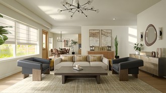 Contemporary, Modern, Organic Modern Living Room by Havenly Interior Designer Lauren