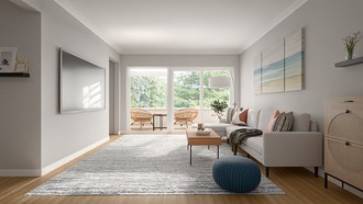 Modern, Minimal Living Room by Havenly Interior Designer Solongo