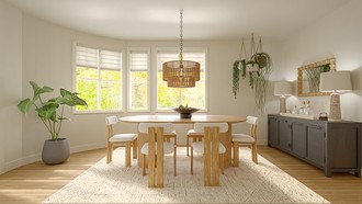 Organic Modern Dining Room by Havenly Interior Designer Lauren