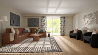 Classic, Midcentury Modern Reading Room by Havenly Interior Designer Tabitha