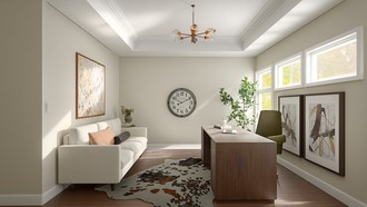 Modern, Rustic Office by Havenly Interior Designer Daniela