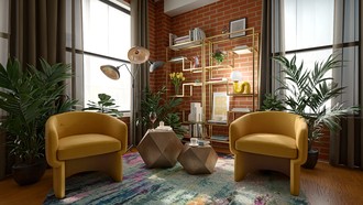 Industrial Office by Havenly Interior Designer Valeria