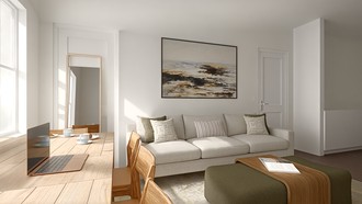 Organic Modern Living Room by Havenly Interior Designer Brandon