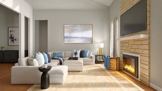 Modern, Transitional Living Room by Havenly Interior Designer Camila