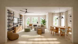Contemporary, Modern, Organic Modern Living Room by Havenly Interior Designer Malena
