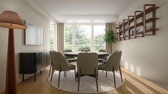 Eclectic, Midcentury Modern, Midcentury Scandi, Organic Modern Office by Havenly Interior Designer Katerina