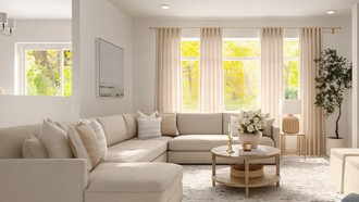Classic Coastal Living Room by Havenly Interior Designer Martha