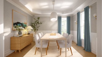 Modern, Minimal, Scandinavian Dining Room by Havenly Interior Designer Constanza