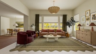 Eclectic, Organic Modern Living Room by Havenly Interior Designer Lauren