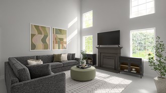 Contemporary, Modern, Parisian Modern Living Room by Havenly Interior Designer Sara