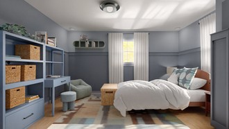 Artful Eclectic Bedroom by Havenly Interior Designer Martha