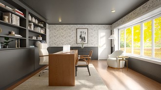 Contemporary, Modern, Vintage Office by Havenly Interior Designer Mariana