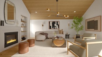 Organic Modern Living Room by Havenly Interior Designer Karina