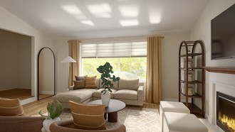 Classic, Organic Modern Living Room by Havenly Interior Designer Tabitha