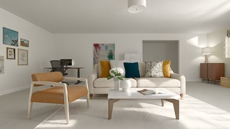 Contemporary, Classic, Eclectic, Traditional, Preppy Living Room by Havenly Interior Designer Andrea