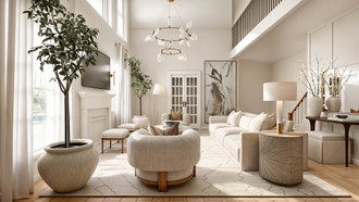 Contemporary Luxe Living Room by Havenly Interior Designer Malena