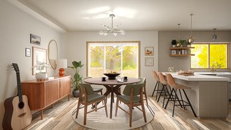 Midcentury Modern, Midcentury Scandi Dining Room by Havenly Interior Designer Meloney