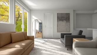 Modern, Industrial Living Room by Havenly Interior Designer Brandon