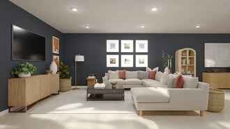 Modern Living Room by Havenly Interior Designer Agustina