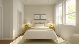 Minimal, Scandinavian, Organic Modern Bedroom by Havenly Interior Designer Constanza