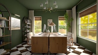 Transitional, Warm Transitional, New Classic Office by Havenly Interior Designer Andrea