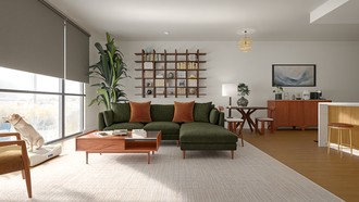 Midcentury Modern, Organic Modern Living Room by Havenly Interior Designer Zehra