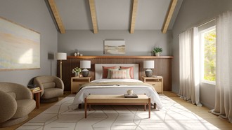 Midcentury Modern, Organic Modern Bedroom by Havenly Interior Designer Candida