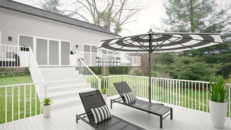 Organic Modern Outdoor Space by Havenly Interior Designer Candida