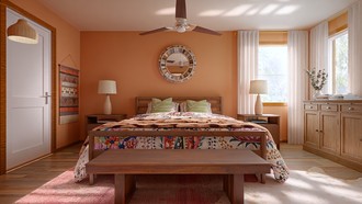 Southwest Inspired Bedroom by Havenly Interior Designer Faith