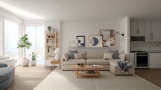 Organic Modern Living Room by Havenly Interior Designer Ivan