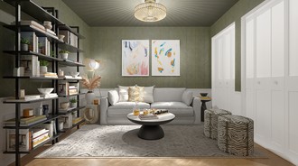 Modern, Parisian Modern Office by Havenly Interior Designer Jinkal