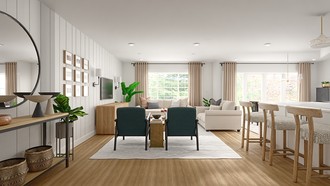 Modern, Transitional Living Room by Havenly Interior Designer Solongo