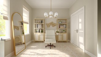 Glam, Scandinavian, Organic Modern Office by Havenly Interior Designer Blanca