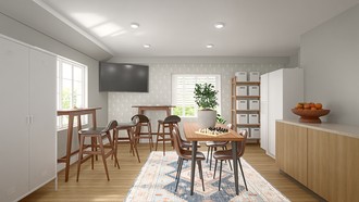 Eclectic, Bohemian Office by Havenly Interior Designer Alison