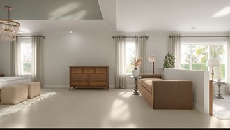 Transitional, Warm Transitional Bedroom by Havenly Interior Designer Jean