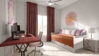 Modern, Farmhouse Office by Havenly Interior Designer Solongo