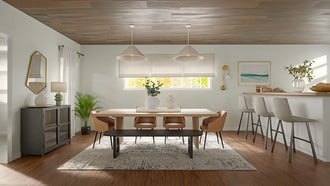 Eclectic, Bohemian Dining Room by Havenly Interior Designer Agustina