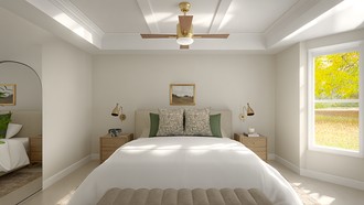 Farmhouse, Transitional, Inspired Modern Bedroom by Havenly Interior Designer Hannah