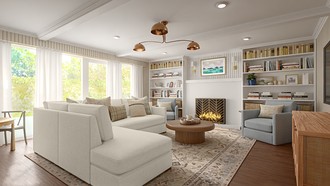 Modern, Classic, Transitional Living Room by Havenly Interior Designer Meagan