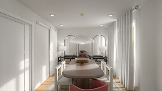 Eclectic Dining Room by Havenly Interior Designer Jean