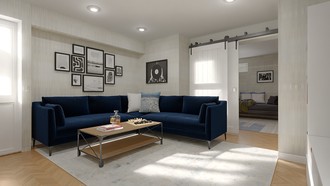Contemporary Living Room by Havenly Interior Designer Christine