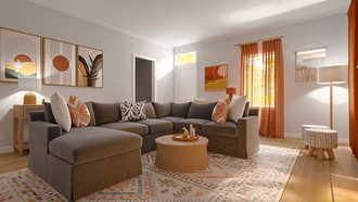 Bohemian Living Room by Havenly Interior Designer Katie