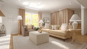New Classic, Traditional Charm Living Room by Havenly Interior Designer Emily