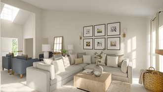Transitional, California Cool, Classic Coastal, New Classic, Modern Cottage Living Room by Havenly Interior Designer Danie