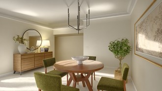 Traditional, Transitional Dining Room by Havenly Interior Designer Constanza