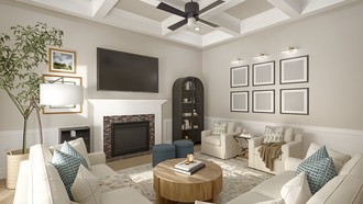 Modern, Classic, Industrial, Transitional Living Room by Havenly Interior Designer Melissa