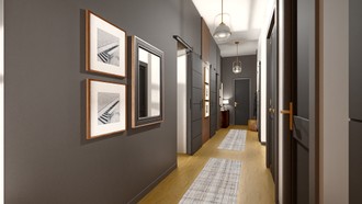 Contemporary, Modern, Industrial Entryway by Havenly Interior Designer Anny